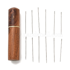 12Pcs Galvanized Iron Self Threading Hand Sewing Needles&nbsp;TOOL-NH0001-02C