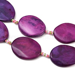 Natural Fire Crackle Agate Beads Strands&nbsp;G-P605-L03-01B