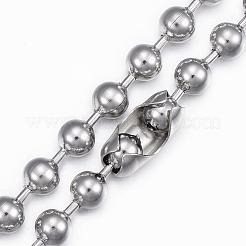 304 Stainless Steel Ball Chain Necklaces&nbsp;BJEW-H446-04