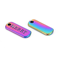Rainbow Color Alloy Charms&nbsp;PALLOY-S180-235-NR
