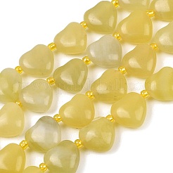 Natural Lemon Jade Beads Strands&nbsp;G-NH0069-A02