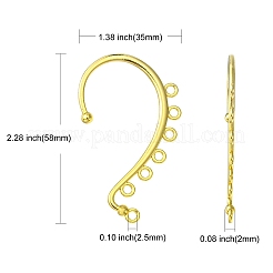 20Pcs 2 Colors Alloy Ear Cuff Findings&nbsp;PALLOY-CJ0002-62