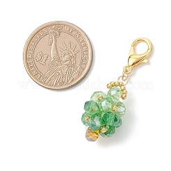 Handmade Glass Seed Beaded Pendant Decorations&nbsp;HJEW-MZ00383-02