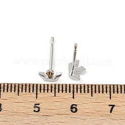 Brass Stud Earrings for Women&nbsp;EJEW-G441-04A-P