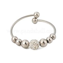 304 Stainless Steel Cuff Bangles&nbsp;BJEW-Z087-12P