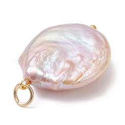 Natural Baroque Pearl Keshi Pearl Pendants&nbsp;PALLOY-JF04629-01