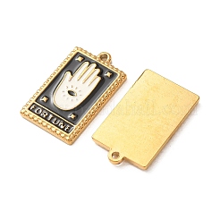 Tarot Fortune 304 Stainless Steel Enamel Pendants&nbsp;SA-CBAD609-01G