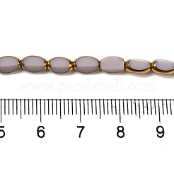 Electroplate Glass Beads Strands&nbsp;EGLA-P061-02A-03