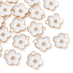 Light Gold Plated Alloy Enamel Pendants&nbsp;ENAM-YW0002-20A