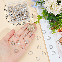 100Pcs 304 Stainless Steel Leverback Earring Findings&nbsp;STAS-BBC0004-12