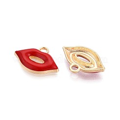 Alloy Enamel Pendants&nbsp;PALLOY-T092-29G