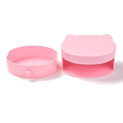 Cat Shaped Plastic Jewelry Boxes&nbsp;OBOX-F006-10C
