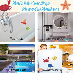 2Sets 20Pcs Sea Animal PVEA Bathtub Non-Slip Stickers&nbsp;AJEW-CN0004-08