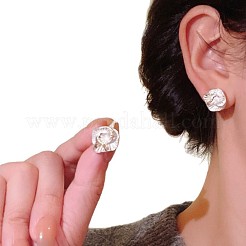 Alloy Enamel Stud Earrings for Women&nbsp;WG94898-01