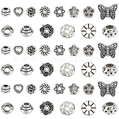 700Pcs 14 Styles Tibetan Style Alloy Beads&nbsp;FIND-PA0001-28