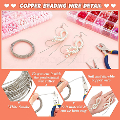 Twisted Round Cupronickel Wire&nbsp;CWIR-WH0009-04B