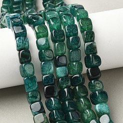 Natural Dragon Veins Agate Beads Strands&nbsp;G-G177-E03-05