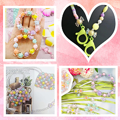 160Pcs 8 Styles Transparent Acrylic Beads&nbsp;TACR-SP0001-10