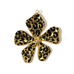 304 Stainless Steel Enamel Pendants&nbsp;STAS-OY005-19G