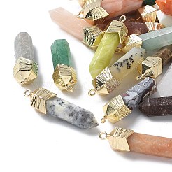 Natural Mixed Stone Faceted Pendants&nbsp;G-G181-03G-M