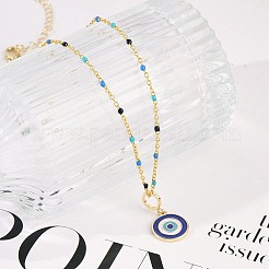 Brass Pendant Necklaces&nbsp;LS-NJEW-R006-01G-05