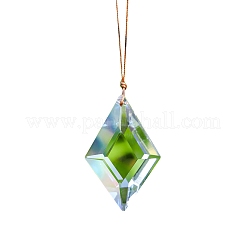 Rhombus Faceted K9 Glass Suncatchers&nbsp;PW-WG319FE-01