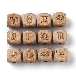 Natural Wood Constellation Beads&nbsp;LS-WOOD-M002-03