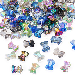 80Pcs 8 Colors Electroplate Glass Beads&nbsp;FIND-TA0010-08