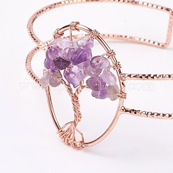 Natural Gemstone Chip Bead Cuff Bangles&nbsp;BJEW-L624-A