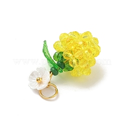Transparent Glass Pendants&nbsp;PALLOY-MZ00905-01