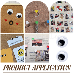 100Pcs Eye Plastic Drawing Pins&nbsp;AJEW-PH01656