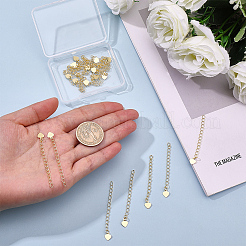 30Pcs Rack Plating Brass Chain Extender&nbsp;FIND-BM0001-78