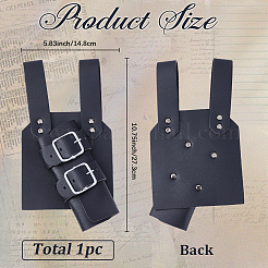 1Pc PU Leather & Alloy Medieval Sword Scabbard&nbsp;AJEW-GF0013-03A
