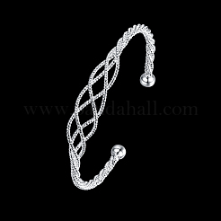 Trendy Brass Cuff Bangles&nbsp;BJEW-BB31056