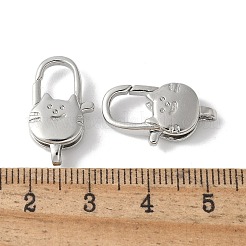 Brass Lobster Claw Clasps&nbsp;KK-F893-12P-02