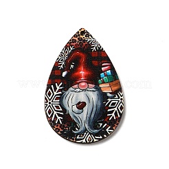 Single Face Printed Wood Big Pendants&nbsp;WOOD-H102-03H