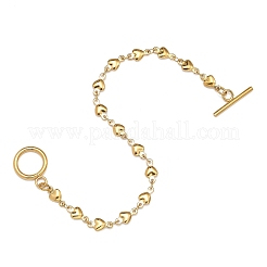Ion Plating(IP) 304 Stainless Steel Link Chain Bracelets&nbsp;BJEW-P237-30G