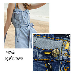 16sets 4 Styles Iron Button Pins for Jeans&nbsp;PALLOY-KS0001-07