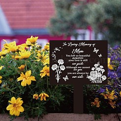 Acrylic Garden Stake&nbsp;AJEW-WH0366-002