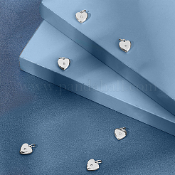 12Pcs Brass Micro Pave Clear Cubic Zirconia Charms&nbsp;ZIRC-BBC0003-52P