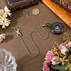 2Pcs Iron Clip Pocket Watch Chain&nbsp;DIY-PH0035-36P