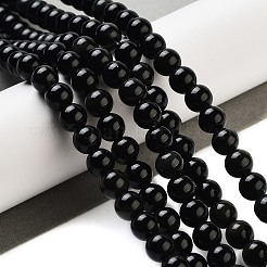 Natural Obsidian Bead Strands&nbsp;X-G-R173-6mm-02