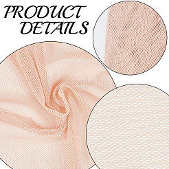 Polyester & Acrylic Fiber Mesh Fabric for Wig Accessories&nbsp;DIY-CY0003-78C