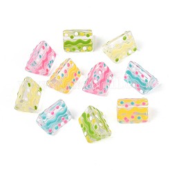 Glass Enamel Beads Strands&nbsp;GLAA-T028-05