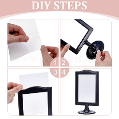 10Pcs 2 Styles PVC Double-sided Nail Art Display Stand&nbsp;ODIS-WR0001-14