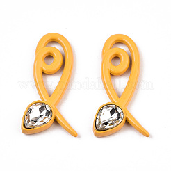 Spray Painted Alloy Pendants&nbsp;PALLOY-S132-227-RS