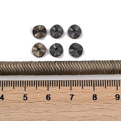 Electroplated Synthetic Non-magnetic Hematite Beads Strands&nbsp;G-H020-M01-A
