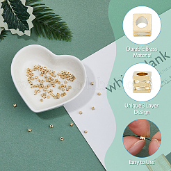 100Pcs Brass Beads&nbsp;KK-FI0001-03B