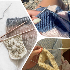 30Pcs Eco-Friendly ABS Plastic Knitting Crochet Locking Stitch Markers Holder&nbsp;IFIN-SC0001-96B