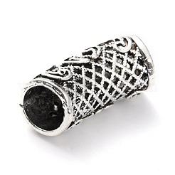 Tibetan Style Alloy Tube Beads&nbsp;PALLOY-P224-08AS